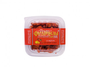 Мидии вяленые: Фрайчизы со вкусом острый томат (100 гр.)