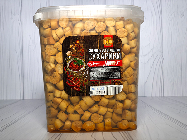 Сухарики с аджикой в Троицке