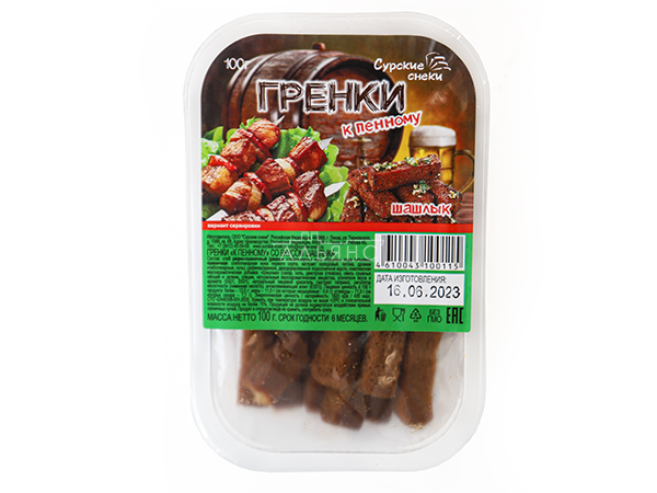 Сурские гренки Шашлык (100 гр) в Троицке
