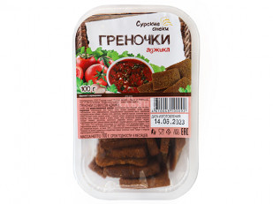 Чипсы: Сурские гренки с Аджикой (100 гр)