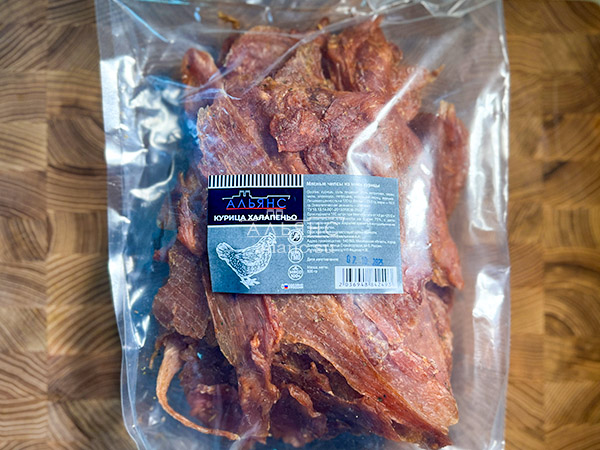 Мясо (АЛЬЯНС) вяленое курица 500гр "С халапеньо" в Троицке