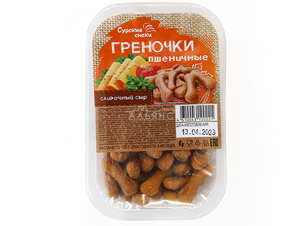 Сурские (ПШЕНИЧНЫЕ) Сливочный сыр (100 гр) в Троицке