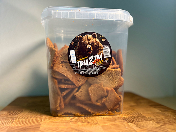 Ведро Ржаные гренки со вкусом Крылышки Барбекю (1 кг) в Троицке