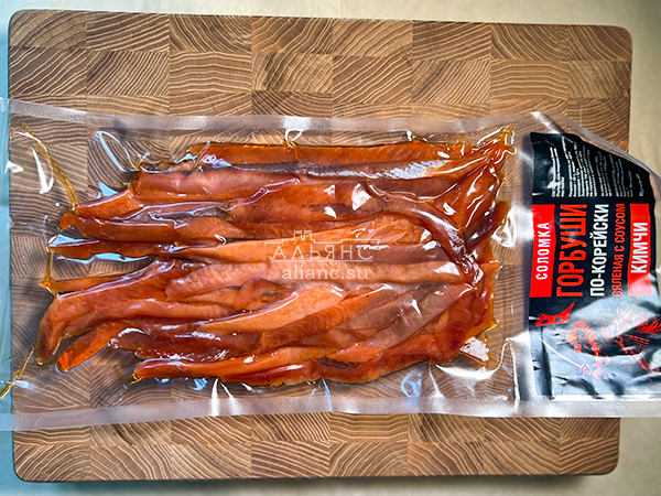 Горбуша соломка по-корейски в Троицке