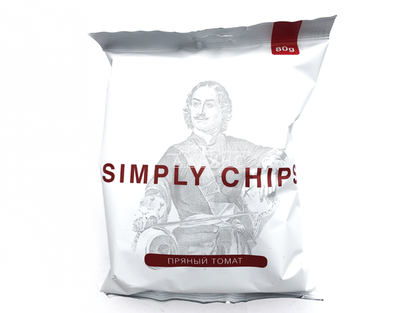 Картофельные чипсы "Simple chips" Пряный томат 80 гр. в Троицке
